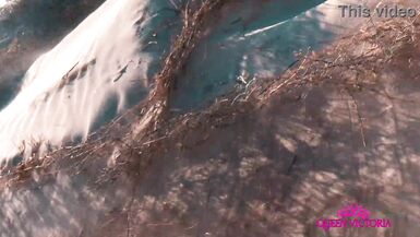 On vacation with my friend Cassi, lots of sex, whoring and naughty things on the beach. I sucked the boy's YUMMY PAU until he gave me milk. - 8 image