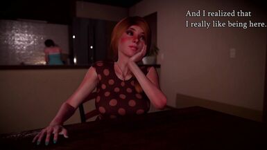 The guy suddenly found out the secret of his aunt and girlfriend, and he liked it - 3d Futa group sex - 2 image