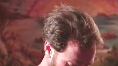 Lusty brunette gets her ass drilled by bearded dude in bed - 15 image
