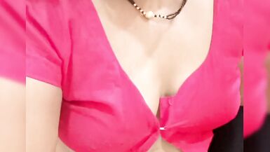 Hot Indian Girl Showing Boobs Capture By Hubby - 2 image