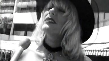 Blonde slut on a lounge chair sucks a cock and fucks - 3 image