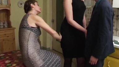 Two MILFs swap partners between masturbation and anal penetrations that cause desire and threesome sexual pleasure - 3 image