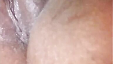 Schoolgirl fucks her pussy hard with a huge dildo - 14 image