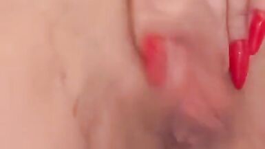 Nicole DuPapillon UK's Longest Labia - playing with my pussy lips - 8 image