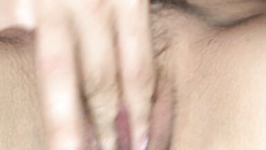 Wife on masturbation show, closeup on display for me. She opens her pussy and I taste her wetness and eat her juices - 13 image