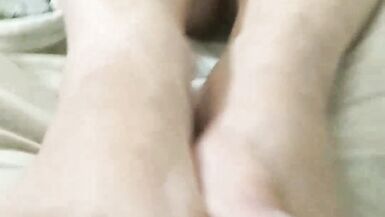 Bww fat lady Footjob for 1 million views ( foot fetish) - 14 image