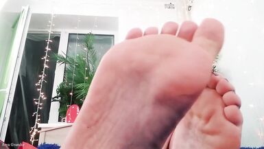 2 Hours of Foot Fetish Home Videos - Arya Grander - 9 image