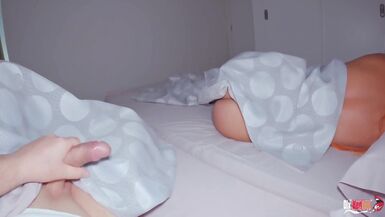 Stepmom and stepson shared bed in hotel and have sex . English subtitles - 6 image
