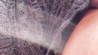 Wife fingered on the terrace - the foreplay - 5 image