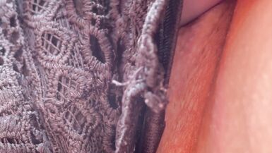 Wife fingered on the terrace - the foreplay - 7 image