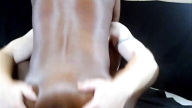 0201 KatNKain - Kats Playhouse - ebony se fait baiser jusquaux larmes seins rebondissants Doggy style cowgirl reverse riding interracial black girl white guy