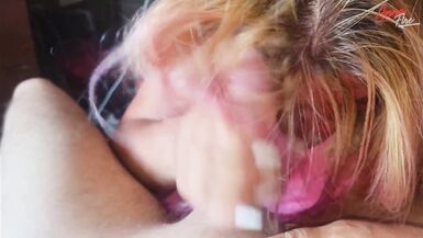 For the First Time I Do a Stepson Hairjob, Cum on My Hair - 11 image