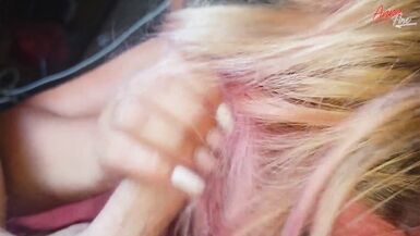 For the First Time I Do a Stepson Hairjob, Cum on My Hair - 4 image