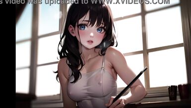 Compliant wives doing hot house chores (with pussy masturbation ASMR sound!) Uncensored Hentai - 10 image