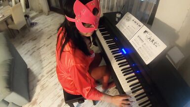 Adventures of Milfycalla Ep 96 First Piano Lesson - 2 image