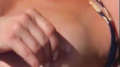 Big dick stud licks wet pink pussy then pounds it in backyard - 7 image