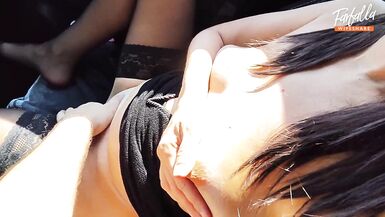 Wife's first public dogging. Threesome. MFM. Cuckold. Part 1. Ep 36 (3614) - 3 image