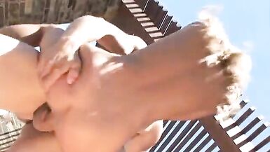 Slut plowed and creamed in the hot sun - 12 image