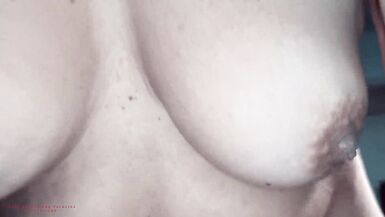 POV Facial Cumshot - Slut Mature Cougar Sprayed With Sperm On The Face And Swallow Cum. - 13 image