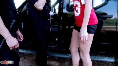 Tamara Dix gets her holes checked by the police - 2 image