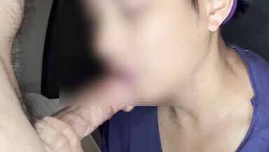 Asian slut socks on white cock - 7 image