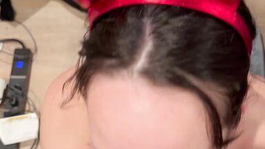 Sexy Devil wants and gets a huge cum facial - 10 image