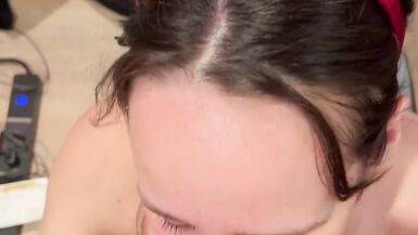 Sexy Devil wants and gets a huge cum facial - 11 image