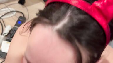 Sexy Devil wants and gets a huge cum facial - 9 image