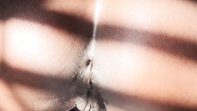 Playing with my pussy in morning sun - 7 image