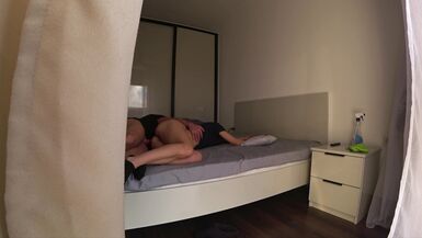Wife Found Out About Her Husband's Intreason And Revenged By Fucking Her Neighbor. Real Home Cheating - 11 image