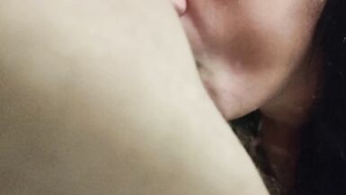 He filled my Mouth with Plenty of Cum like a Slut - MILF Blowjob with Cum in Mouth - 10 image