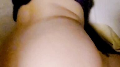 HOT COUPLE SEXTAPE - CLOSE UP POV DOGGYSTYLE RUBBING DICK ON CLIT HANDJOB HUGE CUMSHOT ON NICE BIG TITS - MILF HOT MOM PORNO