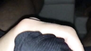 Wife gave used wet panties to masturbate and cum on it - 4 image