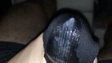 Wife gave used wet panties to masturbate and cum on it - 7 image