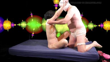 My feminized husband licks my pussy - 8 image
