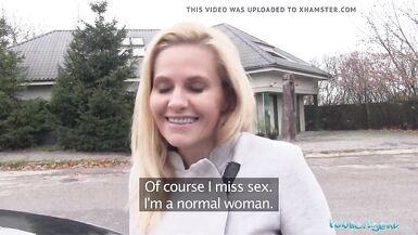 Public Agent Desperate MILF Black Canary Fucks for a Job - 6 image