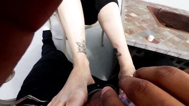 Kitty Kissin Footjob - JFG - 2 image
