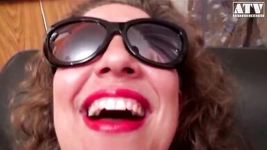 Home cheating with Marina a slutty Italian mature with dark - 2 image