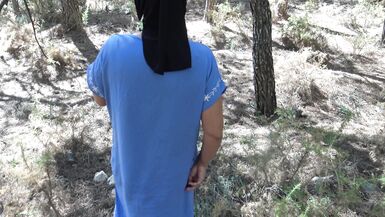 Cheating Arab Wife Has Rough Outdoor Sex - 3 image