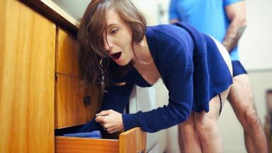 Stepmom gets stuck ....AGAIN (YES!!) Stepson helps - 1 image