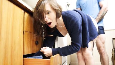 Stepmom gets stuck ....AGAIN (YES!!) Stepson helps - 2 image