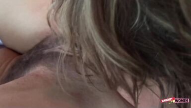It makes a big difference when two blonde milf pornstars get into an arousing threesome - 8 image