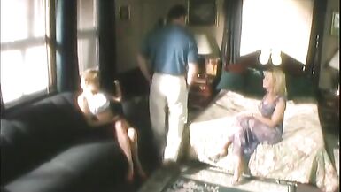 Playful Blonde Housewife Proposed To Her Husband To Invite His Pretty Student For Some Nasty Threesome Action - 3 image