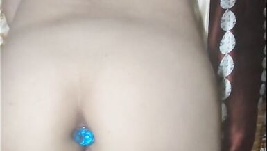 My husband promised to give me an anal plug and put it in my ass if I gave him a blowjob. - 14 image