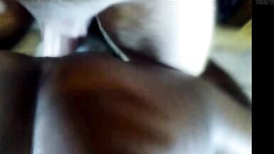 0011 Kats Playhouse - Another session at Kat's Playhouse Group chat live viewers interracial black girl white guy! - 7 image