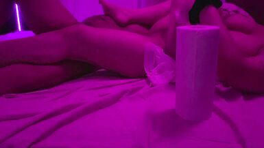 Stepson Caught His Big Tits Mom Masturbating Then Fucked Her And Cum Inside Her Pussy - 13 image
