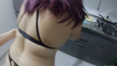 I Fucked My Brother-in-Law in the Kitchen While I Prepare Dinner - 14 image