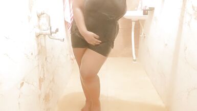 Myanmar sexy milf taking shower - 13 image
