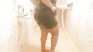 Myanmar sexy milf taking shower