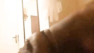 Sexy ebony milf gets cum on ass after riding bbc - 8 image